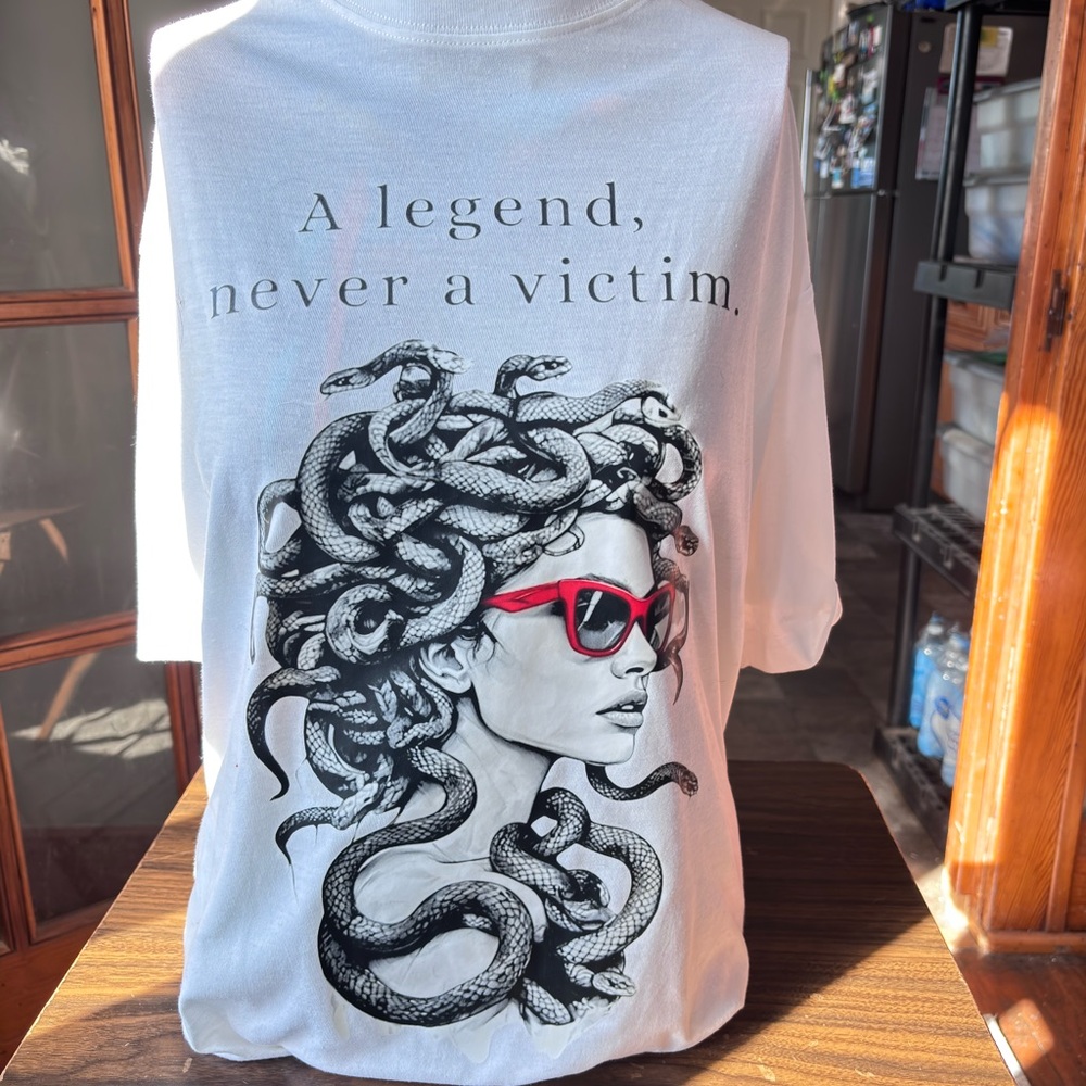 Legend Graphic Swim Coverup - White